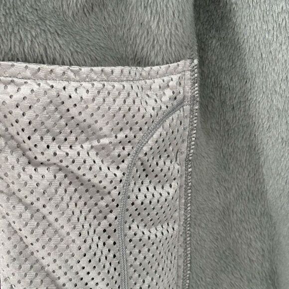 Patagonia Full Zip Vest Gray Purple Trim Womens Large - Picture 8 of 9